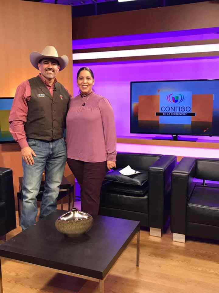 Houston injury attorney Juan Garcia appears on Univision Contigo en la Comunidad.