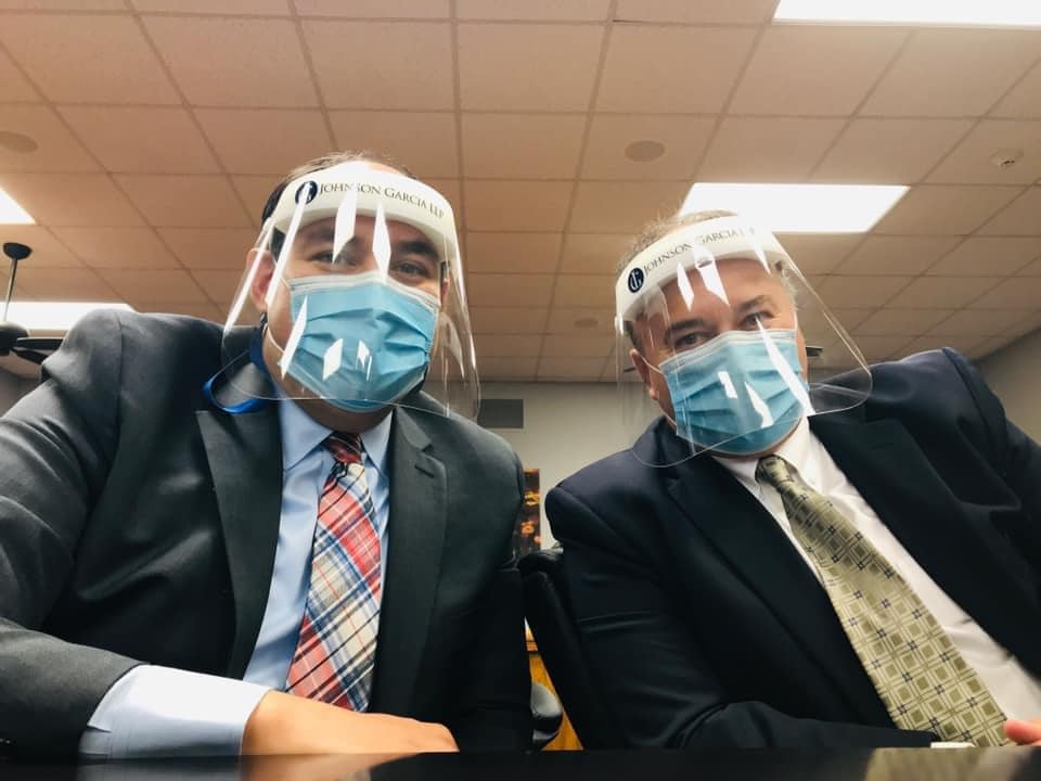 Houston personal injury attorney Daniel Johnson celebrates one hundred thousand dollar trial victory against Allstate for client_November 2020