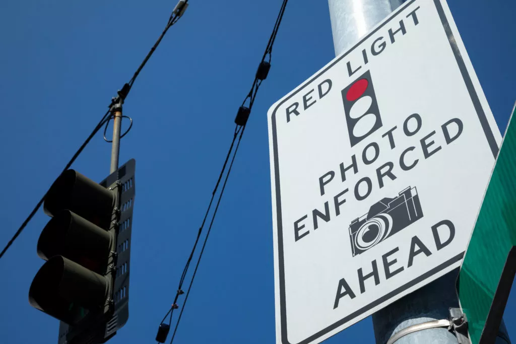 red traffic light